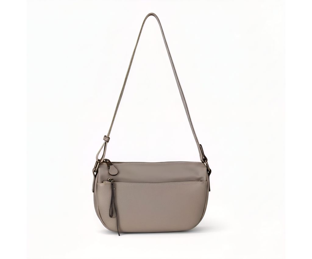 Leather Bag - Beige